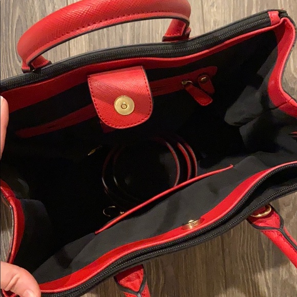 Neiman Marcus Red Purse - Picture 2 of 3